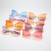 Butterfly Sunglasses For Women - Metal Frameless Hollow Thick Legs (UV Protection, Special Shaped Large Frame)_viptrois.com