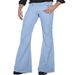Men's Slim Fit Stretch Flared Pants – High Elasticity Polyester Blend, Urban Casual Trousers (S-XXXL, Solid Colors)_viptrois.com