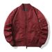 Men's Bomber Jacket - Windproof & Quilted Lining Flight Jacket For Men, Slim Fit, Lightweight & Warm, All-Season Casual Outerwear_viptrois.com