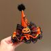 New Halloween Funny Witch Magic Party Performance Props Pumpkin Skull Hat Headband_viptrois.com