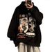 Pure Pure Oversize Heavyweight Sweatshirt For Men, Autumn And Winter Plus Size, Hip Hop American Style, Hooded, Fleece-lined,_viptrois.com