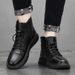 Men's Classic Chelsea Boots Waterproof Slip-On Ankle Boots With Side Zipper Comfortable Casual Shoes For Men_viptrois.com