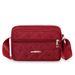 Women's Bags Thread Oxford Cloth Women's Bag Shoulder Bag Middle Aged Mother Bag Messenger Bag Mother In Law Leisure Cloth Bag Printed Backpack_viptrois.com