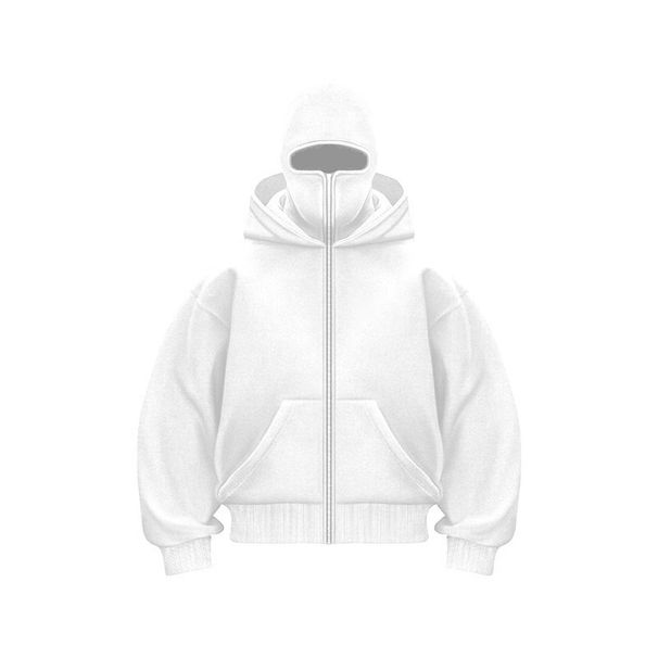 Men's Clothing Trendy Brand Plus Velvet Double Hood Unique Design Hooded Sweatshirt Autumn And Winter New Men Same Style Loose Y2K Sweatshirt_viptrois.com