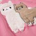 Cartoon Sheep Flocked Embroidery Hooded Sweatshirt American Style Trendy Brand Men's Loose Casual Autumn Winter Long_viptrois.com