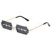 METAL EDGE - Concave Blade Sunglasses (Frameless Fashion Shades, Futuristic Design, Hot Seller)_viptrois.com