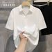 Men's Clothing Short Sleeved Men's Polo Shirt Handsome Trendy New Summer Thin V Neck Polo Shirt Men_viptrois.com