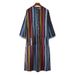 Men's moslem new wish print long style men's long sleeve shirt Muslim robe_viptrois.com