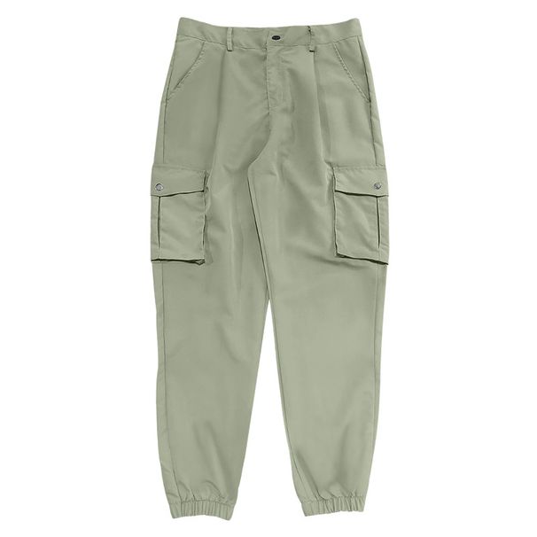 Men's Clothing Spring And Autumn New Multi Pocket Overalls Men's Casual Sports All Match Cuffed Trousers Men_viptrois.com