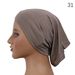 Women's Long Tube Hijab – Modal Elastic Pullover Headscarf For Muslim Women_viptrois.com