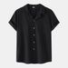 Men's Clothing Cotton And Linen 2024 New Summer Cotton And Linen Short-sleeved Shirt Men's Linen Casual Half-sleeved Cardigan Shirt Thin Shirt Men_viptrois.com