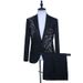 CT 2025 New Sequin Suit Set Men's Slim Fit Formal Wear Choir Costume Male Singer Host Performance Outfit_viptrois.com