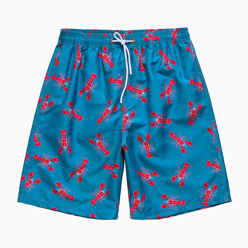 Men's Quick-Dry Four-Quarter Loose Couple For Beach Vacation Hot Spring Five-Quarter Cargo Shorts_viptrois.com