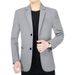 CT 2025 Spring And Autumn New High-end Middle-aged Men's Casual Woolen Suit Dad's Single-piece Blazer Jacket_viptrois.com