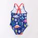 Mother & Kids New Swimsuits Fashion Sweet Cute Children's One Piece Swimsuit_viptrois.com
