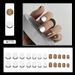 Short Black Frosted Gold Foil Leopard Nail Art Sweet Cool Spice Girls Ins Style False Nail_viptrois.com