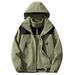 Men's Clothing Autumn And Winter Jacket Piece Set Three In One Detachable Men's And Women's Same Style Sports Warm Trend Hooded Jacket Cross Border_viptrois.com