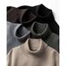 Men's Anti-Pilling High Neck Slim Fit Stretch Warm Knit Sweater For Autumn Winter Casual Layering_viptrois.com