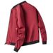 M-4XL Herrenjacke, Herbst, Dünn, Langärmelig, Baseballuniform, Winddicht, Fahrradjacke, Solider Reißverschluss, Freizeitjacke_viptrois.com