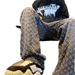 Trendy And Handsome Street Explosion Jacquard Full Print Jeans For Men Hiphop_viptrois.com