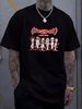 Hed PE Earth Planet Band 90s Basic Black Reprint Short Sleeve T Shirt NH5459 Breathable Stretched Casual Streetwear Soft Top For Everyday Wear_viptrois.com