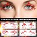Christmas Eyeliner eyeliner Personalized creative makeup sticker Fashion party decoration eye sticker_viptrois.com