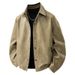 2025 Autumn And Winter New Leather Jacket Men's Retro Black Classic Small Lapel Leather Shirt Trendy Cool Jacket Versatile_viptrois.com