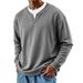 Men's 3d Print Polo Sweatshirt - Oversized Streetwear Pullover With Double Collar (Multiple Colorways)_viptrois.com