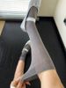 Summer Thin Solid Color Hollow Pile Socks Lace Calf Socks Show Leg Thin Socks Niche Retro Style Sexy Socks_viptrois.com