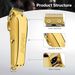 Ubeator Hair Cutting Hine Gold Metal Barbershop Cutter Haircut Cordless Clipper Hair Trimmer 100-240V Cut Electric_viptrois.com