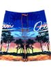Men's Clothing New Summer Men's Beach Swimming Trunks Loose Medium Length Extended Plus Size Printing Fashion Hot Spring Surfing_viptrois.com