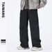 Men's Clothing Men's Wear 2024 Fashion Brand Casual Men's Clothing Dyed Multi Pocket Trousers Loose Floor Mopping Pants Men_viptrois.com