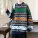 Round Neck For Men, Autumn Winter 2025 New Style, Cool And Casual Base Knitwear, Youth Boys' Sweater Jacket_viptrois.com