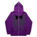 2024 Dark Butterfly Unisex Hoodie Gothic Couple Harajuku Oversized Zipper Sweatshirt_viptrois.com