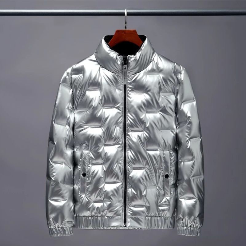Men's Clothing Shiny wash free cotton jacket men's short new couple stand up collar student winter thickened men's jacket men_viptrois.com