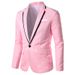 CT Color-Block Men's Slim Fit Non-Iron Casual Blazer Jacket_viptrois.com