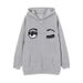 2022 Casual Women's Zipper Sweatshirt Elegant Comfortable Autumn Winter Fleece American Style Hoodie_viptrois.com