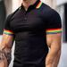 Men's Clothing Short Sleeved Shirt Digital Printing Hawaiian Style Casual Fashion_viptrois.com