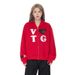 Hooded Sweatshirt Trendy American Style Creative Design Heart Letter Patch Embroidery Loose Casual Sports Shirt Unisex_viptrois.com