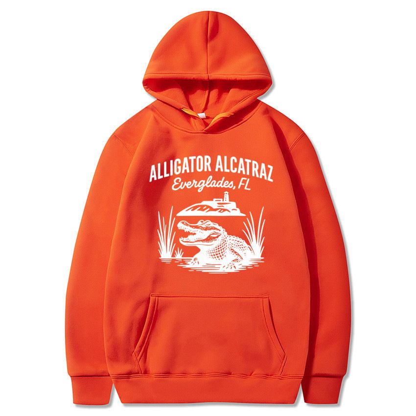 Trendy Unisex Hooded Sweatshirt With Animal Print - Cozy Fleece-Lined Pullover For Men & Women (Multiple Colors & Sizes Available)_viptrois.com