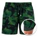 Men's Beach Pants Sports Print Double Layer Shorts Product Upgrade Pocket Drainage_viptrois.com