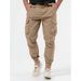 Men's Clothing Three Dimensional Bag Woven Cargo Pants Tie Belt Leggings Casual Pants Solid Color Men's Pants_viptrois.com