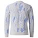 Men's Ink Splash Print Sweater – Casual Round Neck Knit Pullover (Off-White/Grey, Sizes L-3XL)_viptrois.com