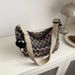Women's Shoulder Bags Large-capacity Fashionable Ethnic-style Casual Bag, Single-shoulder Crossbody Bag, Dumpling Bag For Girls_viptrois.com