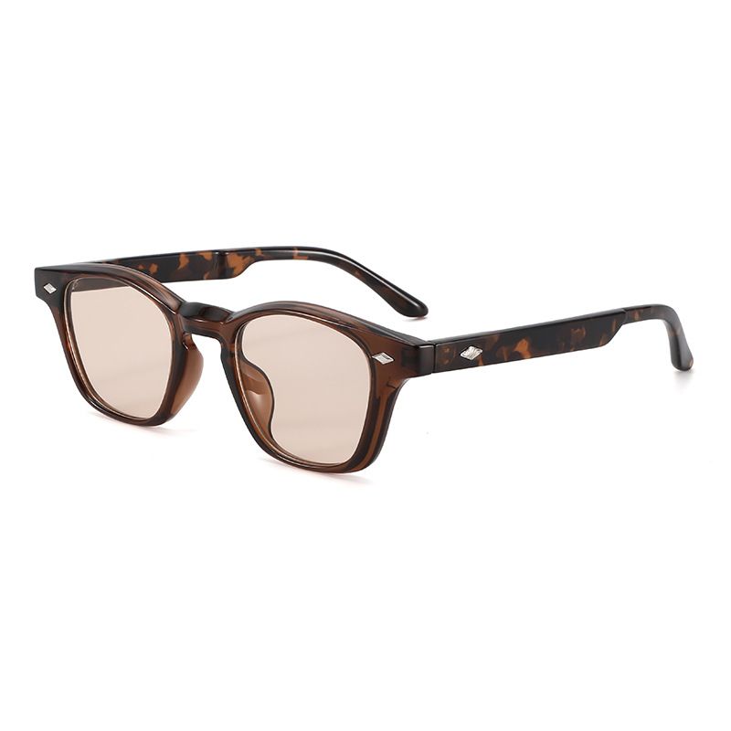 New Small Frame Single Beam Sunglasses Trend Fashion Sunglasses Plain Rice Nail Glasses T1366_viptrois.com