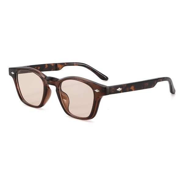 New Small Frame Single Beam Sunglasses Trend Fashion Sunglasses Plain Rice Nail Glasses T1366_viptrois.com