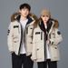 2025 New High-end Thickened Couple Workwear Mid To Long Fur Collar Down Jacket For Men And Women, Exuding A Sense Of_viptrois.com