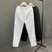 Men's Clothing Autumn New Solid Color All Match Straight Casual Pants Men's Fashionable Simple Wide Leg Sports Pants_viptrois.com