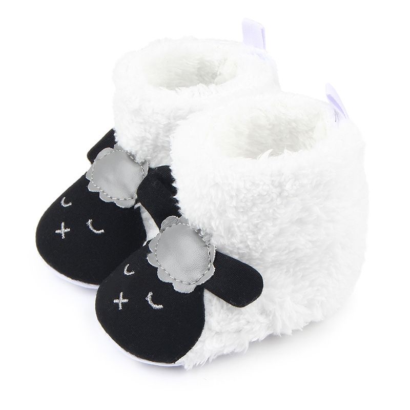 Super popular autumn and winter new style, coral velvet lamb winter boots, baby toddler shoes, soft bottom baby shoes 0788_viptrois.com