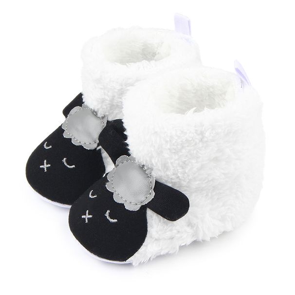 Super popular autumn and winter new style, coral velvet lamb winter boots, baby toddler shoes, soft bottom baby shoes 0788_viptrois.com